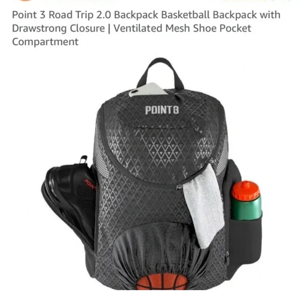 NWT Basketball Backpack - Picture 2 of 5